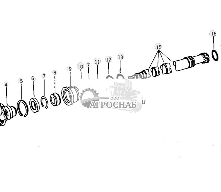 Front Axle Drive Shaft 